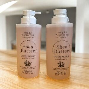 Asquith &Somerset Shea Butter Body Wash 2‑Pack Ultra Moisturizing 25.36 oz Each
